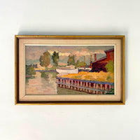 The boat at the cottage 21" x 13.5"