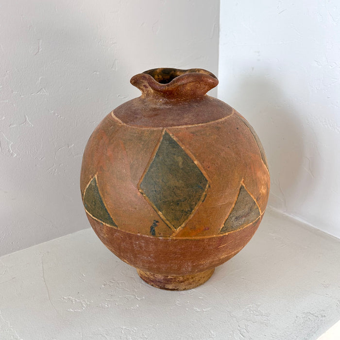 Large rustic vase