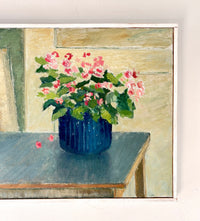 Potted pink flowers 25” x 15.5”