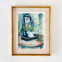 Vanity flowers 14.5" x 18"