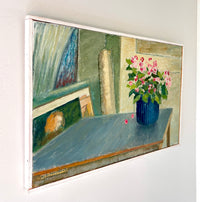 Potted pink flowers 25” x 15.5”