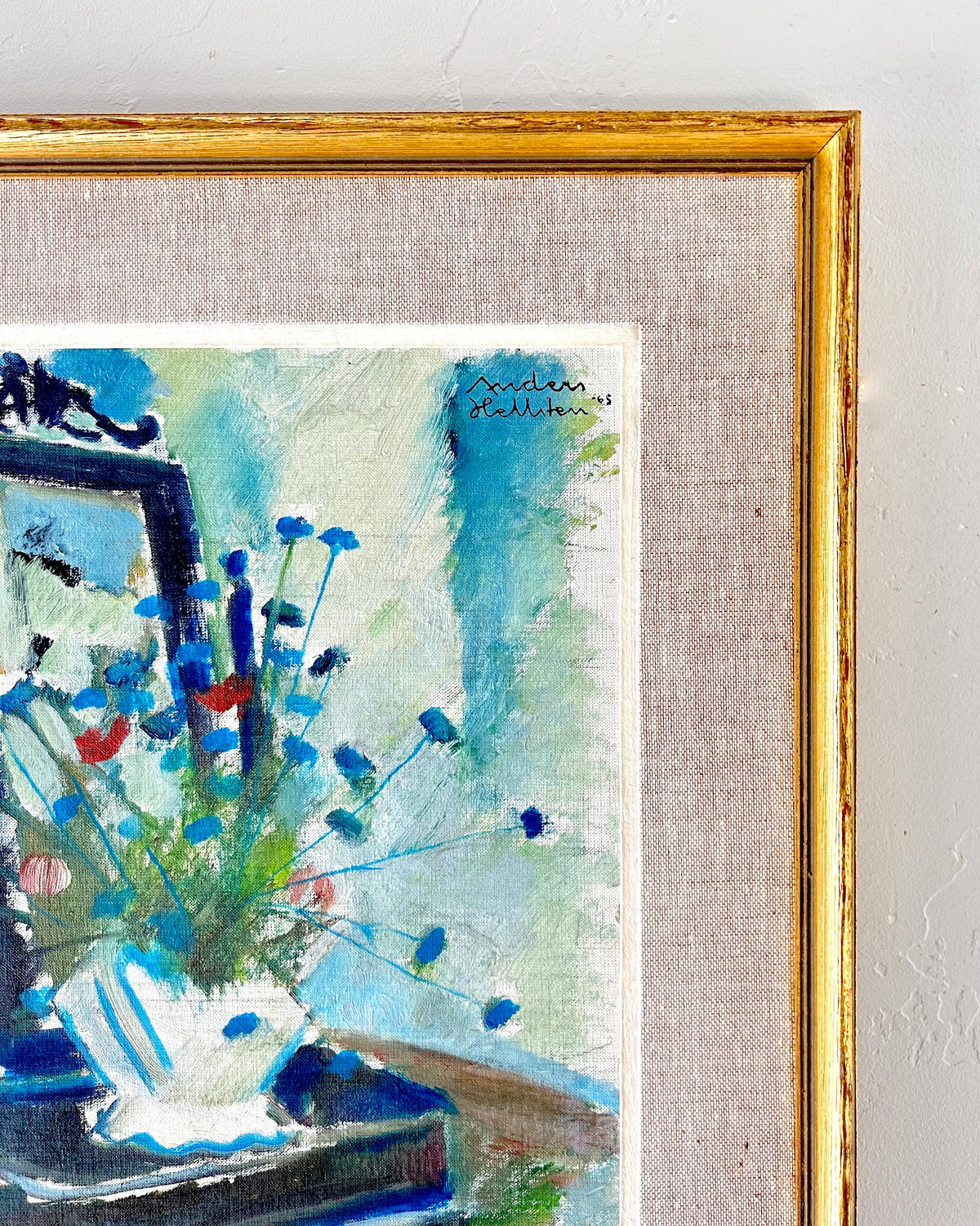 Vanity flowers 14.5" x 18"