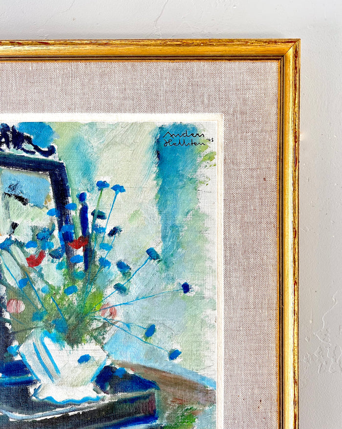 Vanity flowers 14.5" x 18"