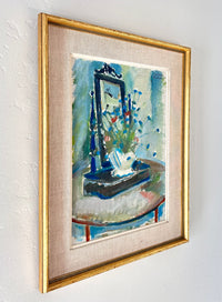 Vanity flowers 14.5" x 18"