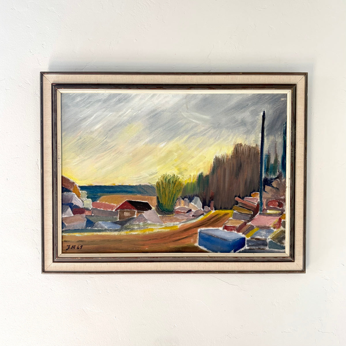 Landscape at dusk 21" x 16"