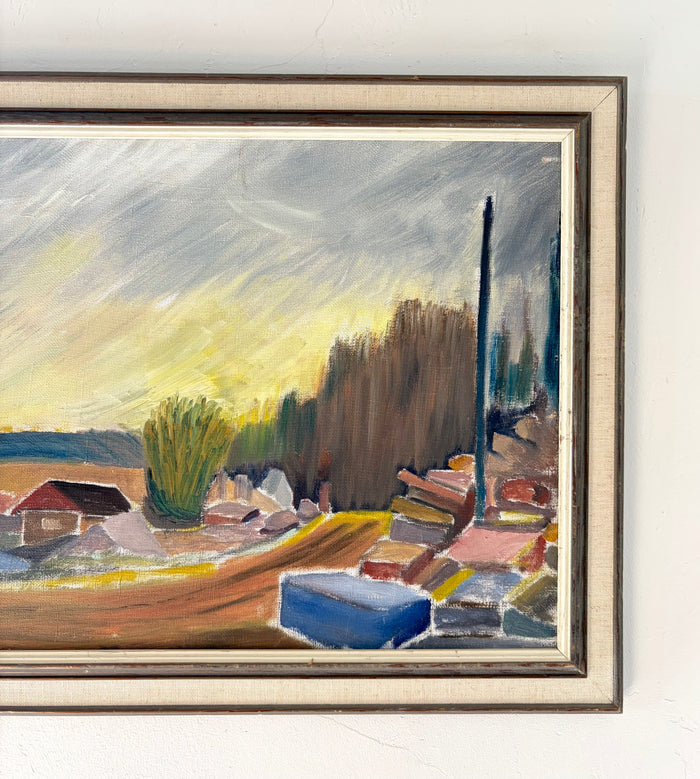 Landscape at dusk 21" x 16"