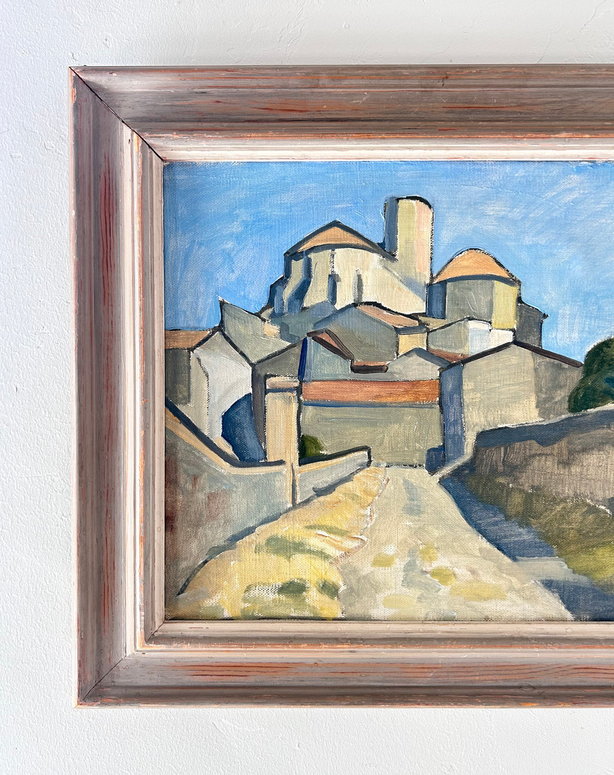 Desert house on a hill 23" x 19.5"