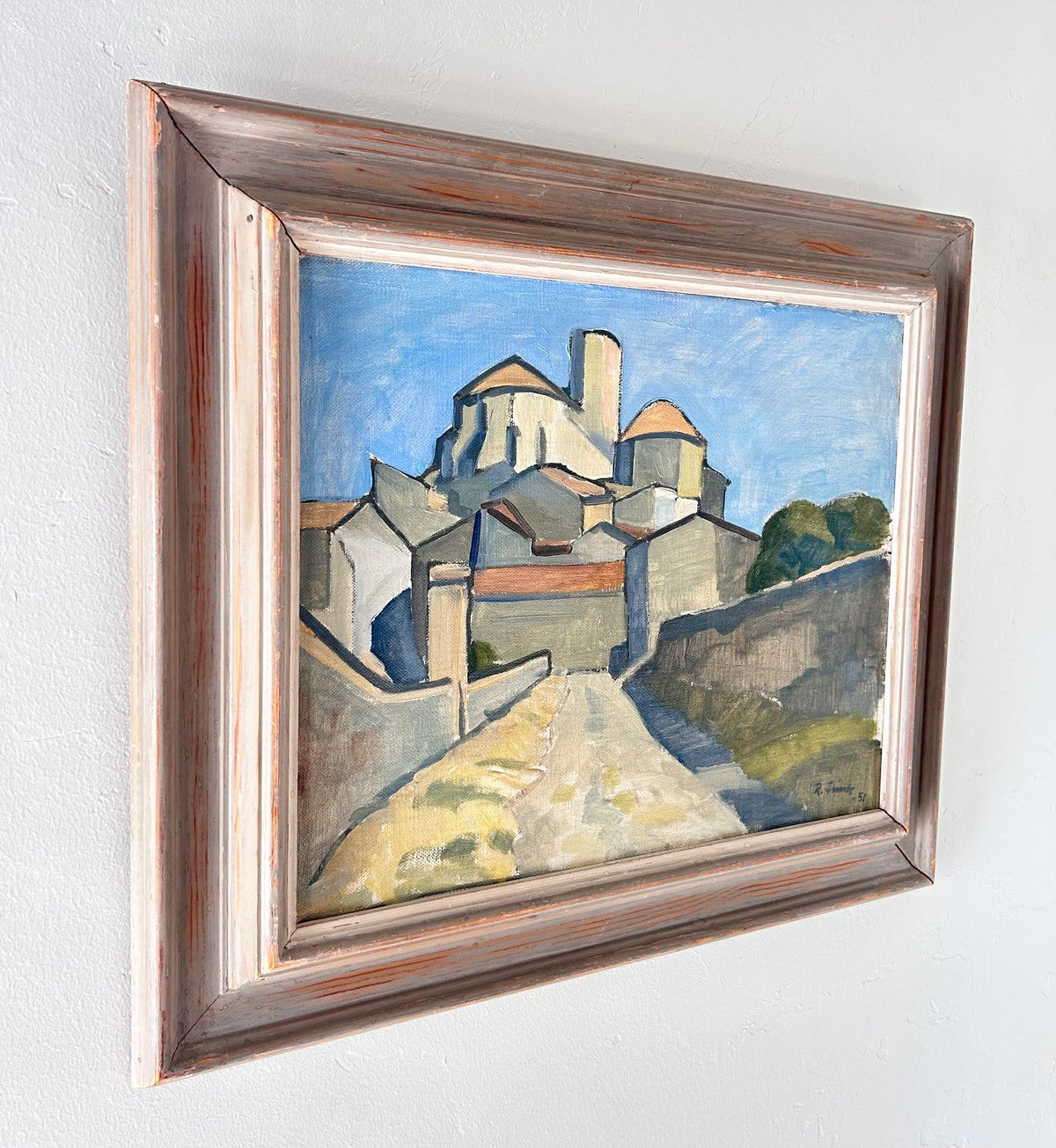 Desert house on a hill 23" x 19.5"