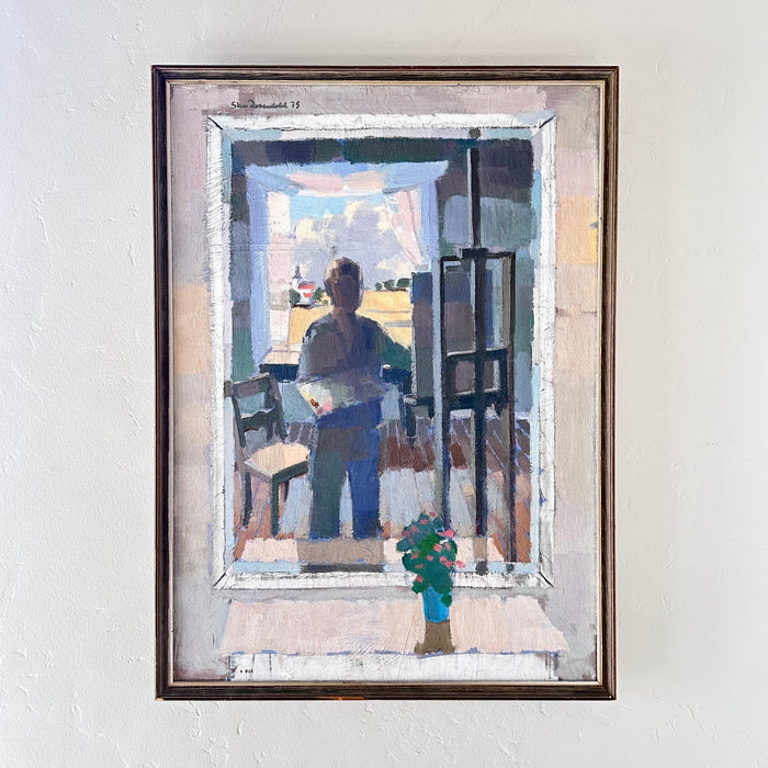 Inside the artist's studio 19” x 26”