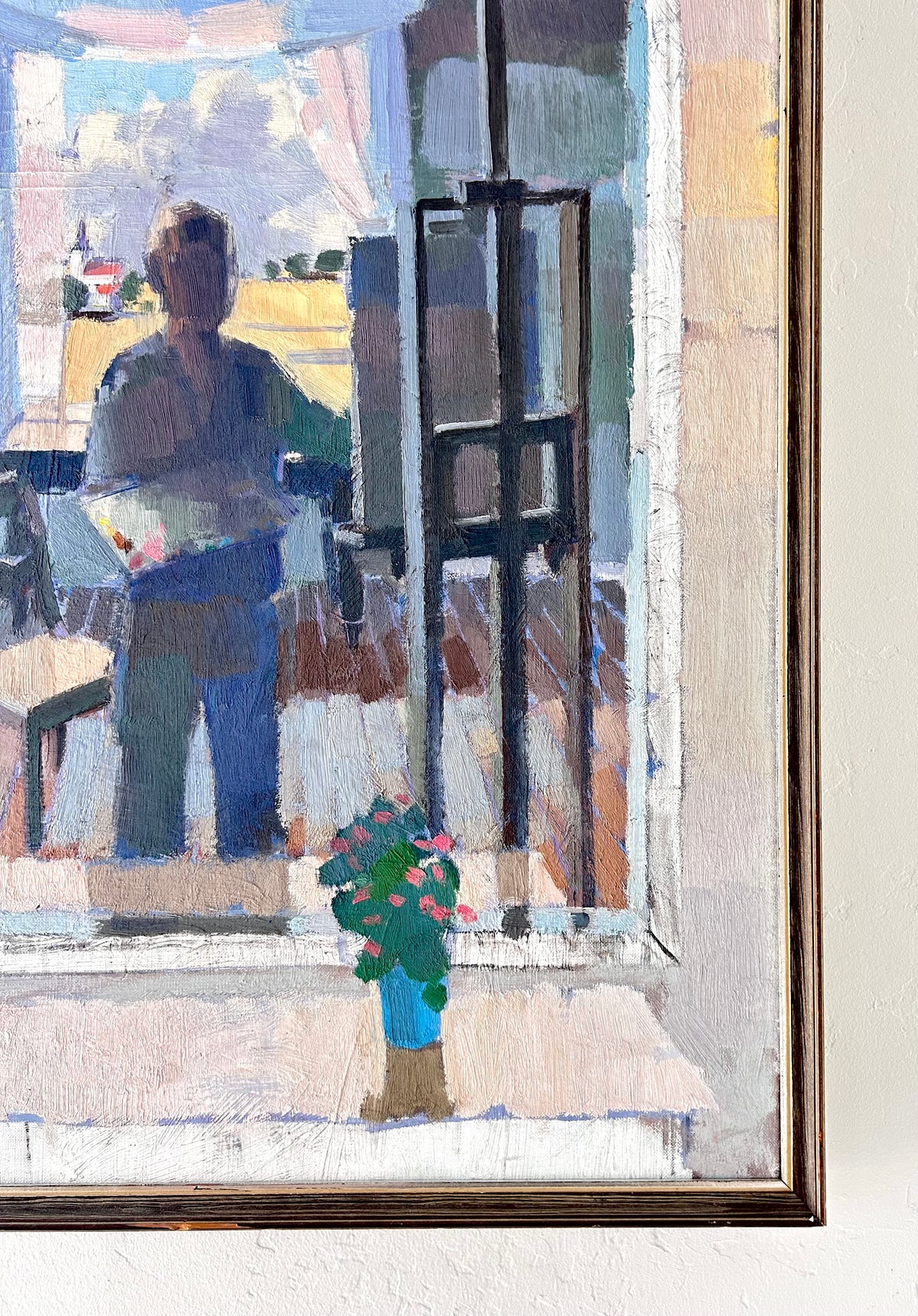 Inside the artist's studio 19” x 26”