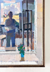 Inside the artist's studio 19” x 26”