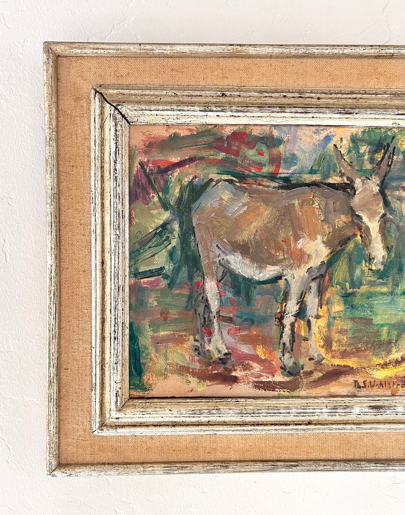 Expressionist mule 17.5” x 14.5”