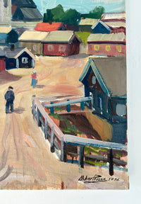 Across the town 15" x 18"