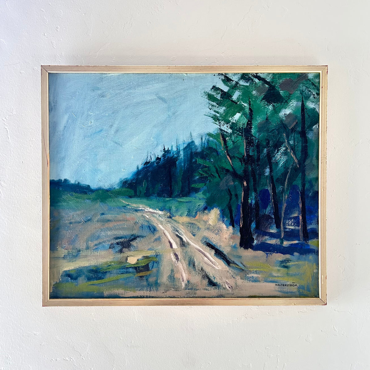 Gestural sweeping landscape 23” x 19”