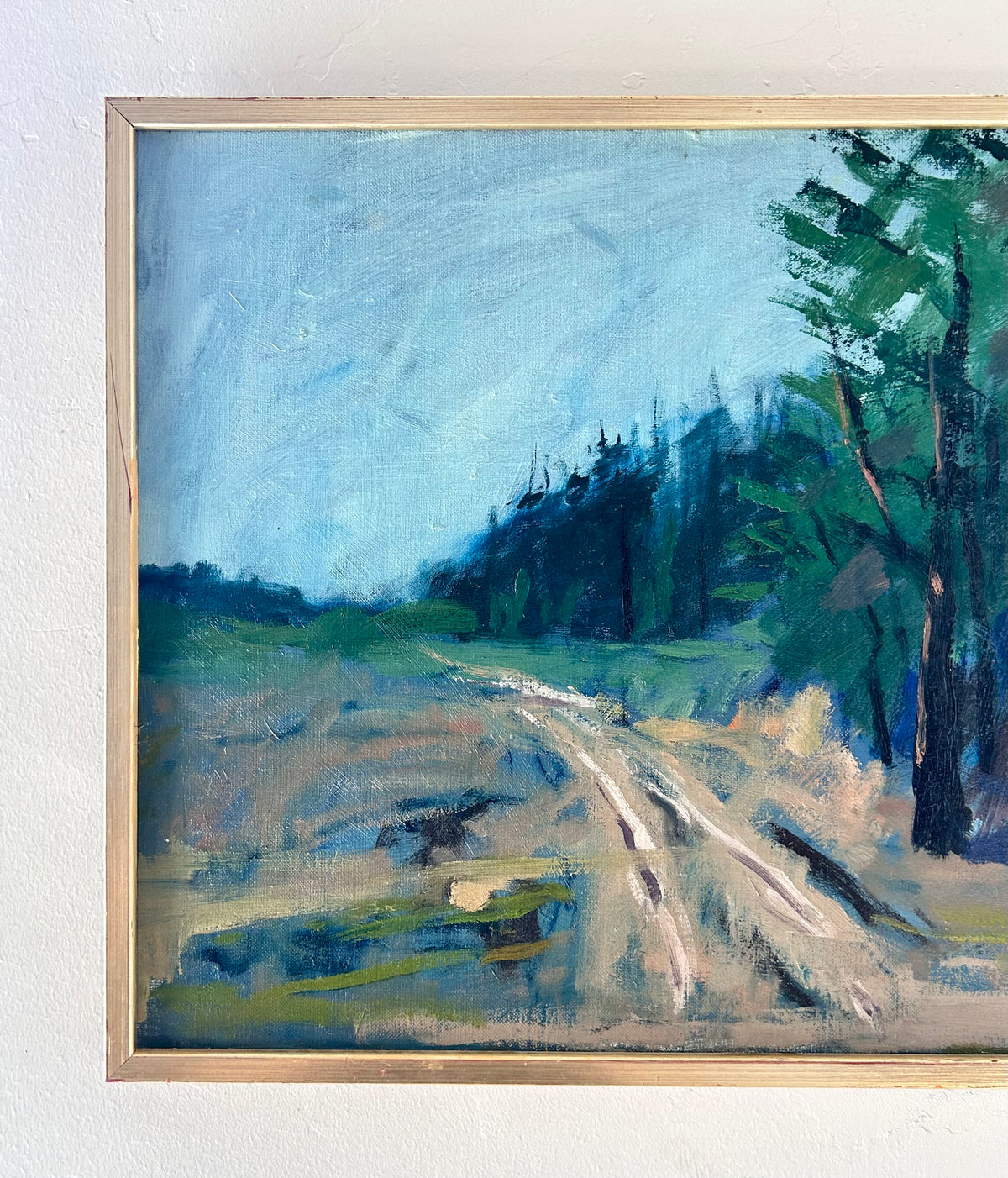 Gestural sweeping landscape 23” x 19”