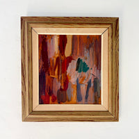 Burgundy composition 15.5” x 16.5”