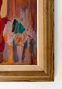 Burgundy composition 15.5” x 16.5”