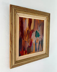 Burgundy composition 15.5” x 16.5”