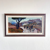 Donkeys and wagons 33” x 18.5”