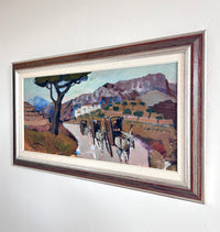 Donkeys and wagons 33” x 18.5”