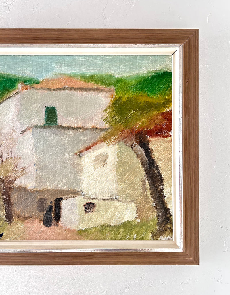 Impressionist desert home 21.5" x 18.5"