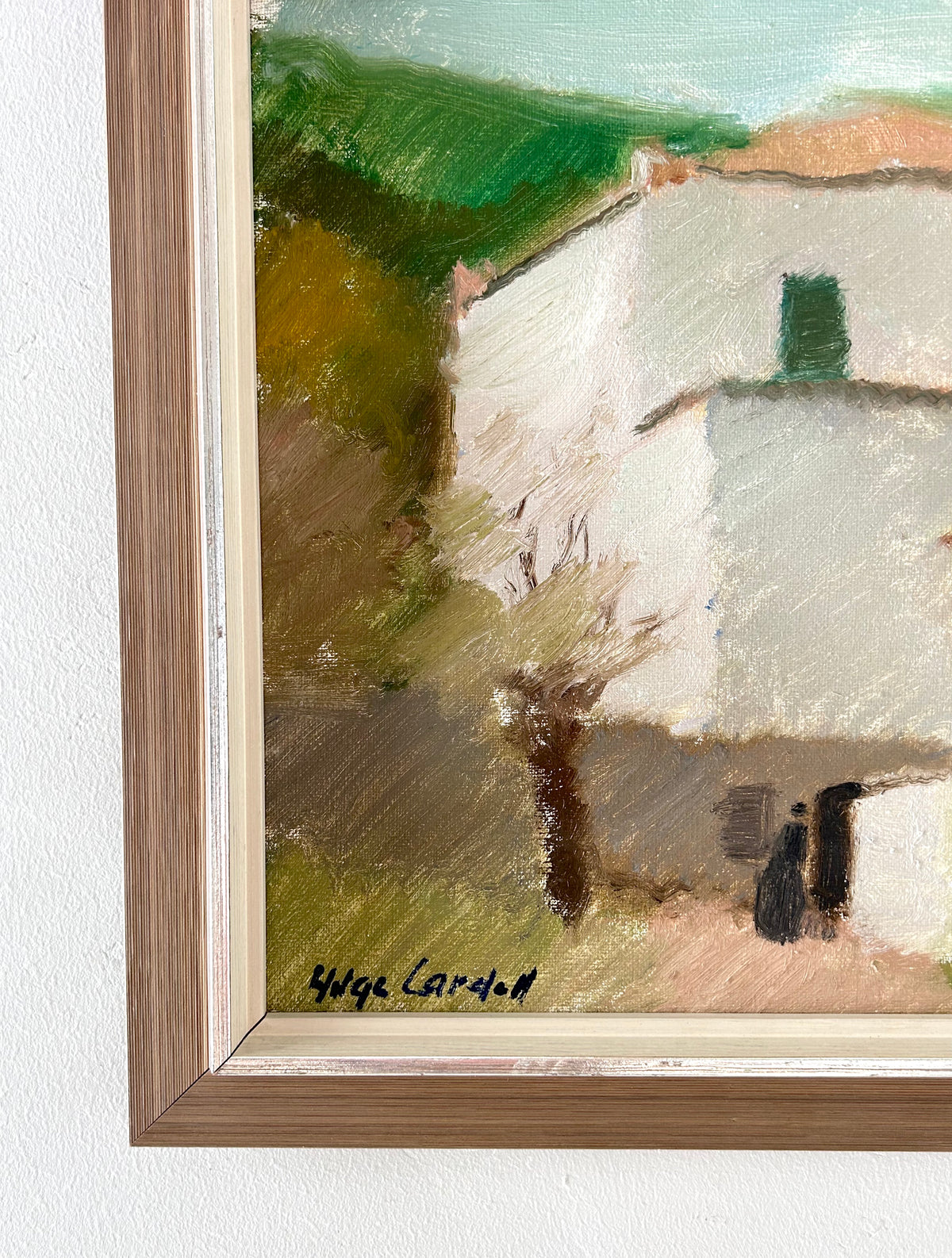 Impressionist desert home 21.5" x 18.5"