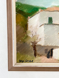 Impressionist desert home 21.5" x 18.5"