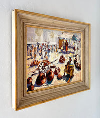 Pottery market 21" x 18"