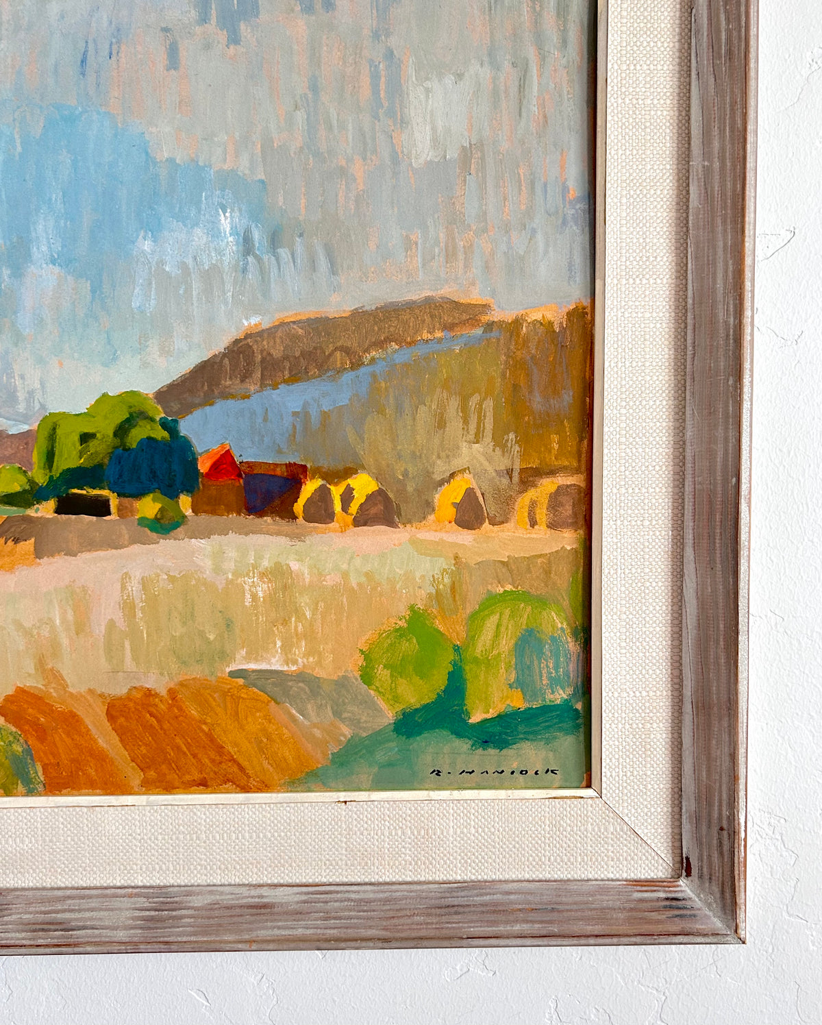 Colorful rolling hills 27.5” x 22.5”