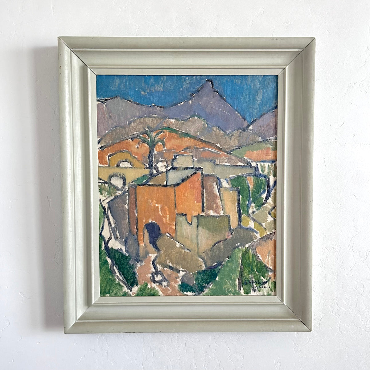 Playful desert scene 23" x 27"