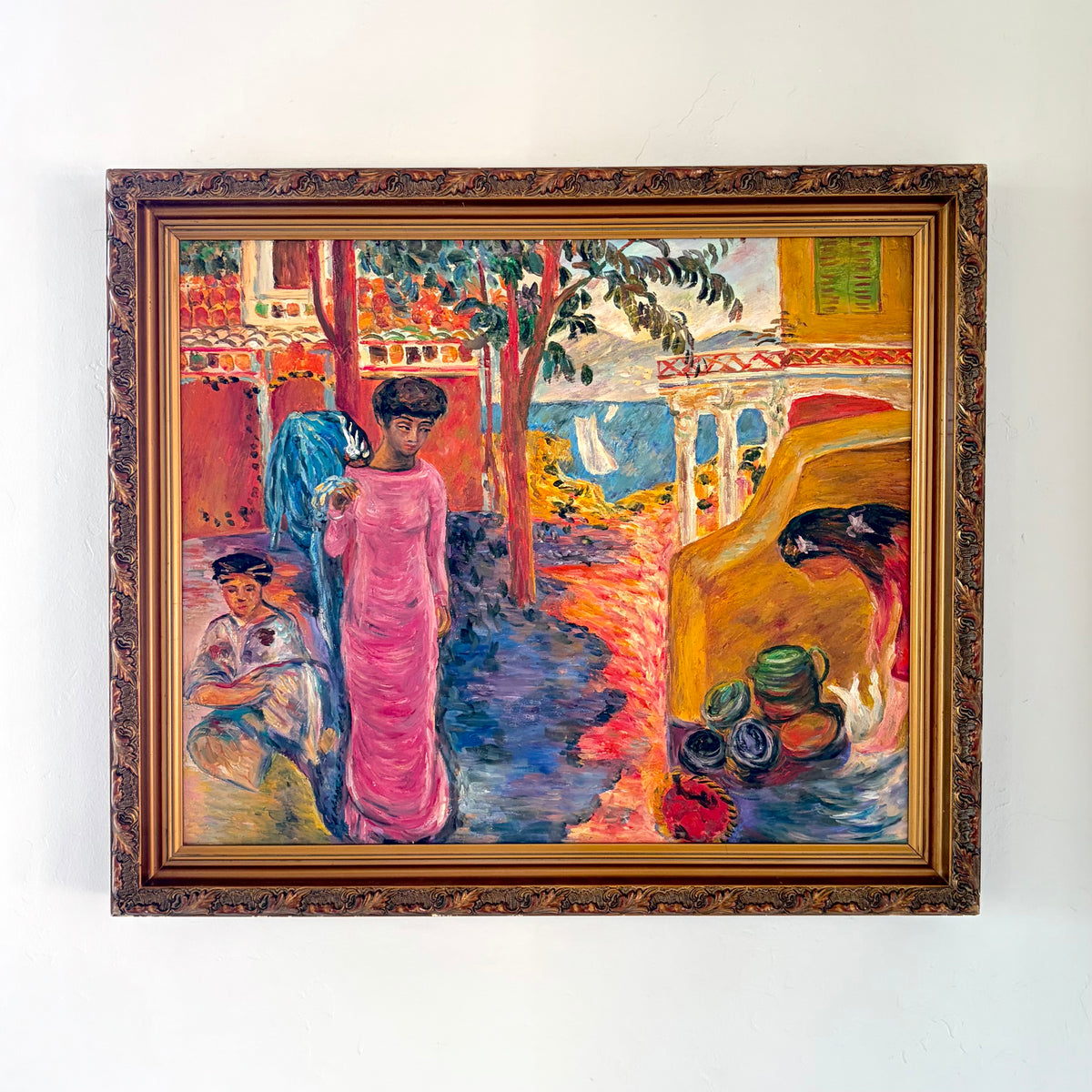 Walking in the French Riviera 27” x 23.5”