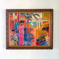 Walking in the French Riviera 27” x 23.5”