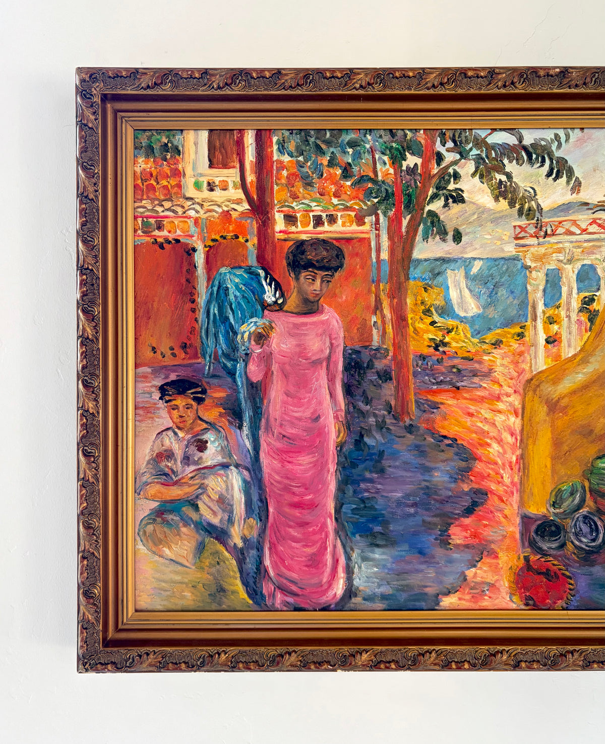 Walking in the French Riviera 27” x 23.5”