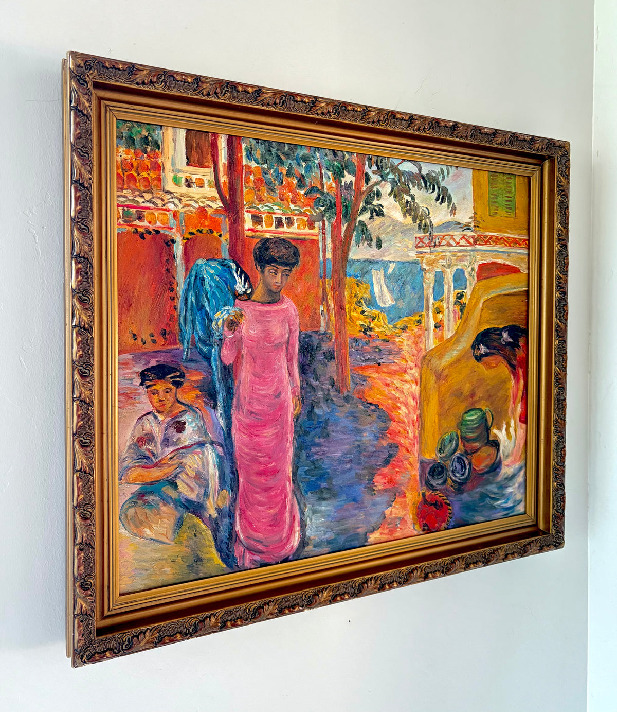 Walking in the French Riviera 27” x 23.5”