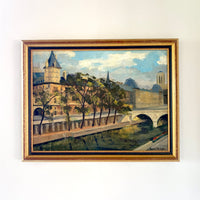 Along the Seine River 27” x 21”