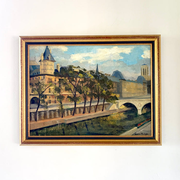 Along the Seine River 27” x 21”