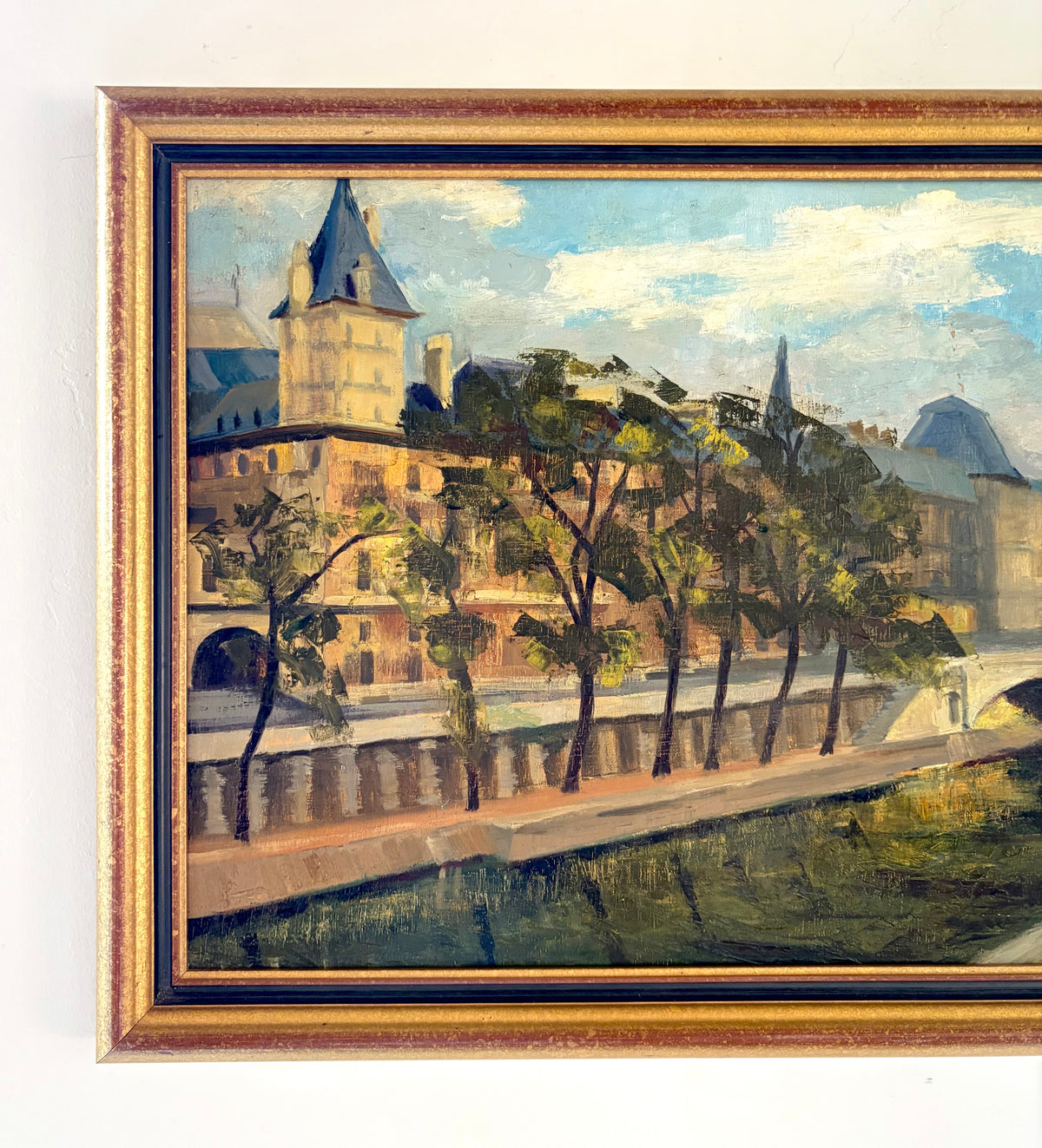 Along the Seine River 27” x 21”