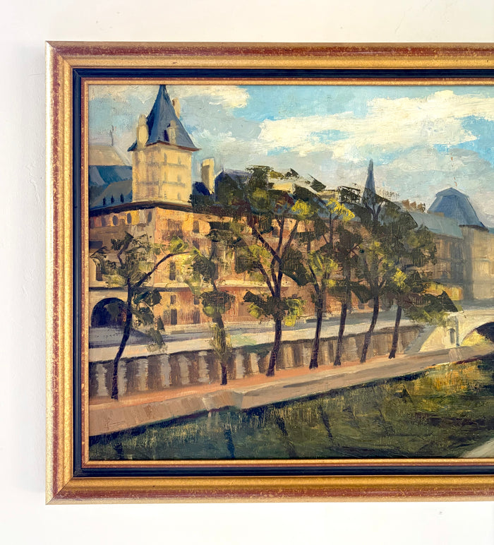 Along the Seine River 27” x 21”