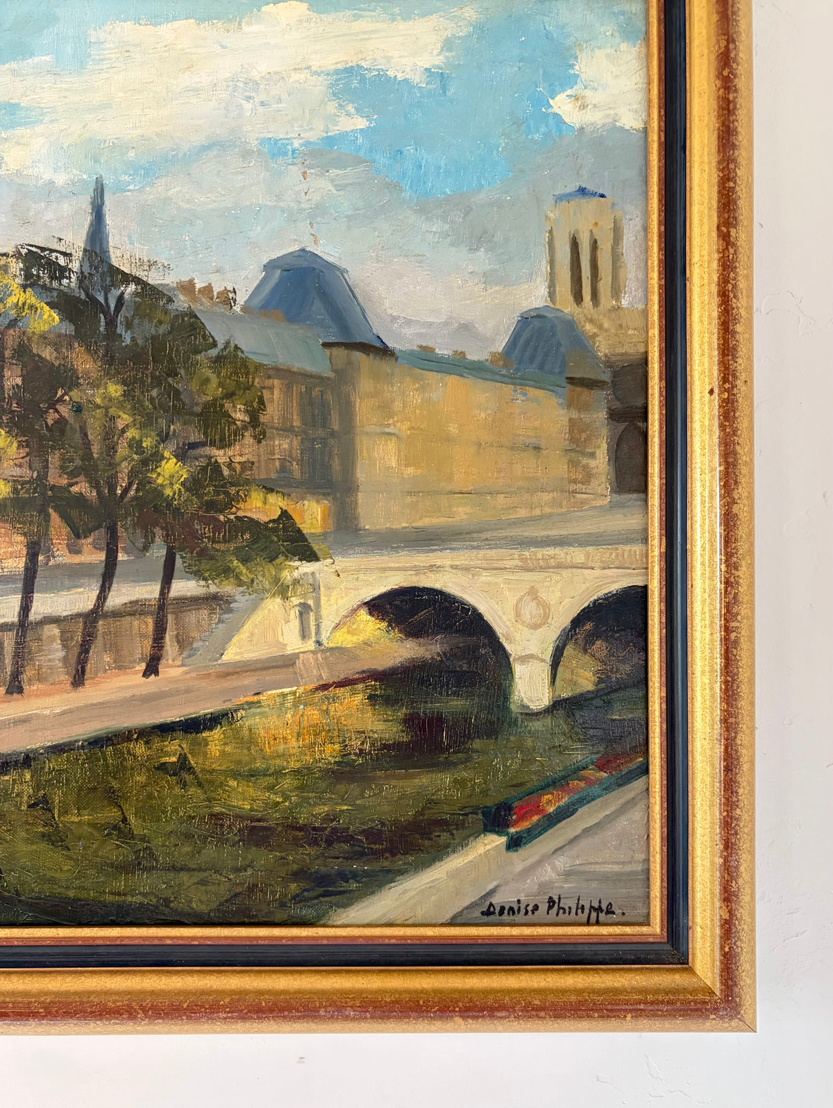 Along the Seine River 27” x 21”
