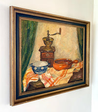 Antique coffee grinder still life 29” x 25”