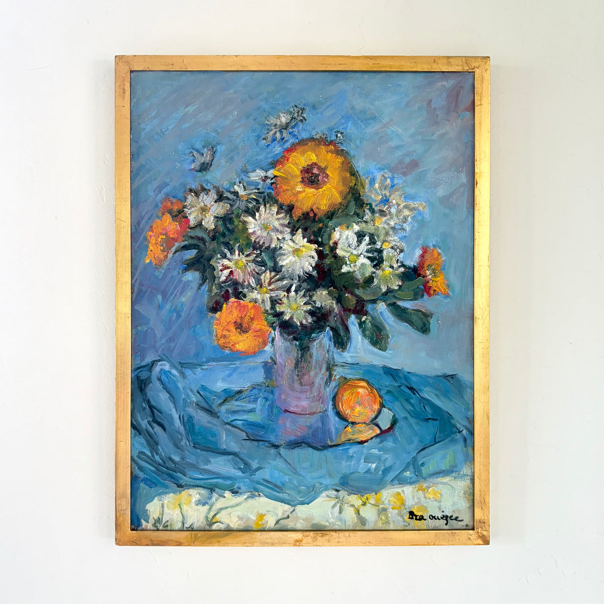 Picasso inspired flowers 19.5” x 25.5”