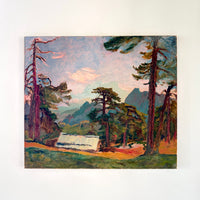 Forest by the Alps 24.5” x 21.5”
