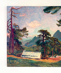 Forest by the Alps 24.5” x 21.5”