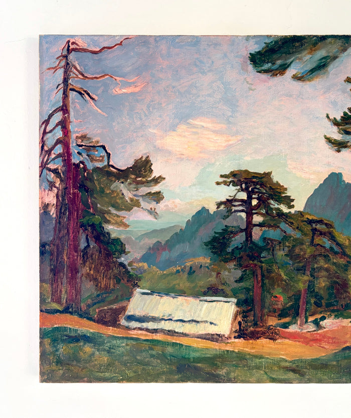 Forest by the Alps 24.5” x 21.5”