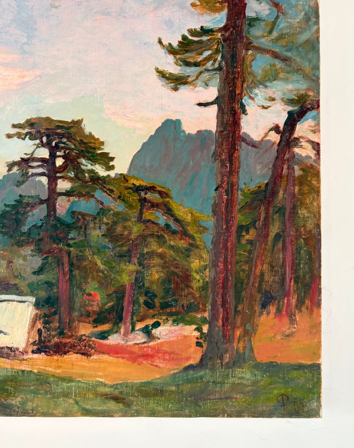 Forest by the Alps 24.5” x 21.5”