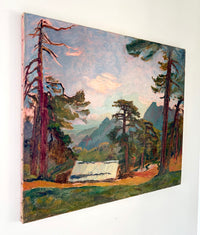 Forest by the Alps 24.5” x 21.5”
