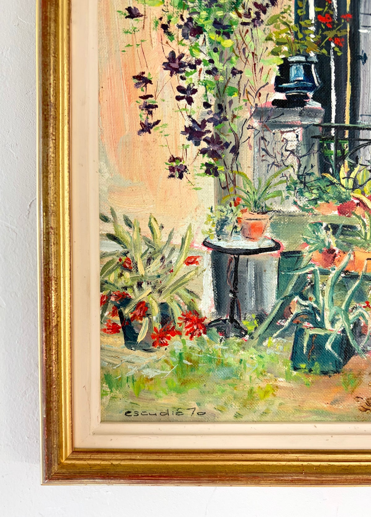 French garden patio 10” x 12”