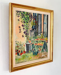 French garden patio 10” x 12”