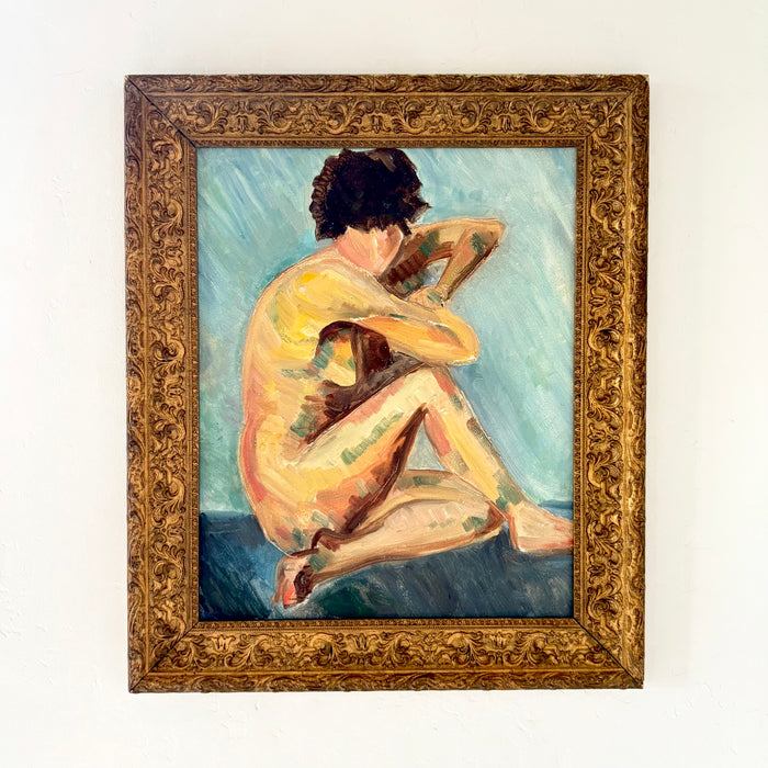 French nude model 21.5” x 25.5”