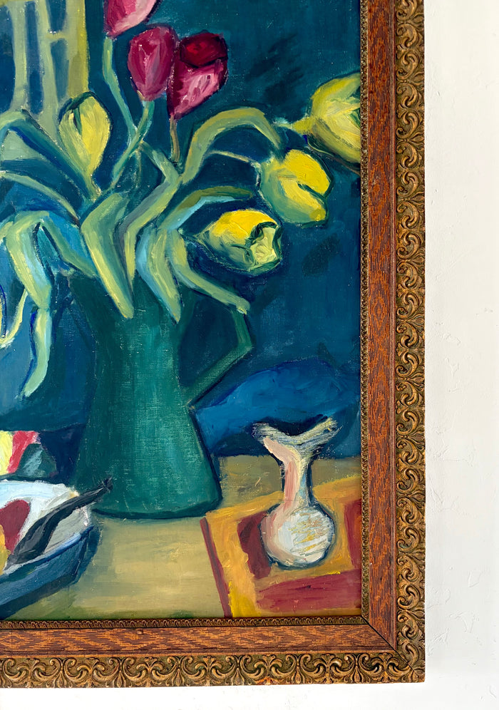 Cubist tulip bouquet 22.5” x 27.5”
